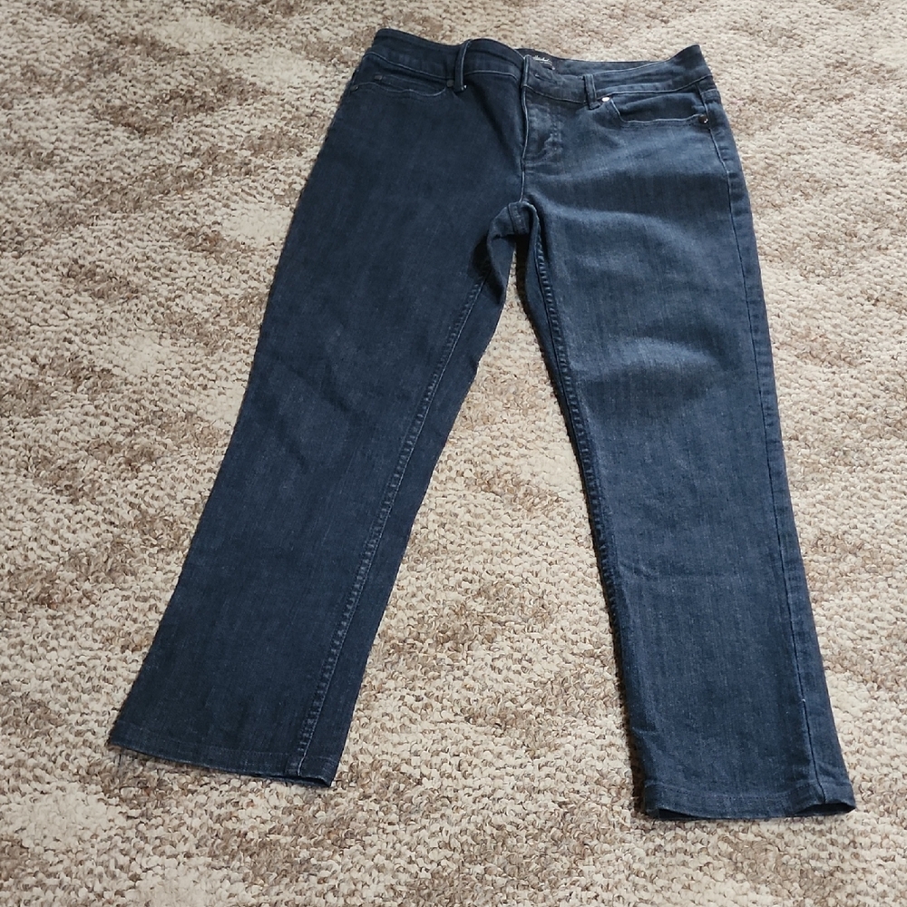 Dialogue Women's Straight Leg Jeans - Dark Blue